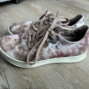 Women's NOBULL Tie Dye (Dusty Rose) Canvas Trainers, Sneakers, Lifting Shoes